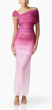 Elliatt Brigitta Maxi Dress - Orchid Ombre Size S/UK8
