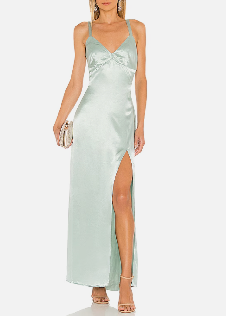 Elliatt Sloane Maxi Dress - Pistachio Size M/UK10