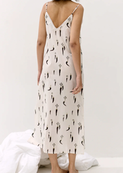 Desmond & Dempsey PICANTE Cream Nightie - Size XXL