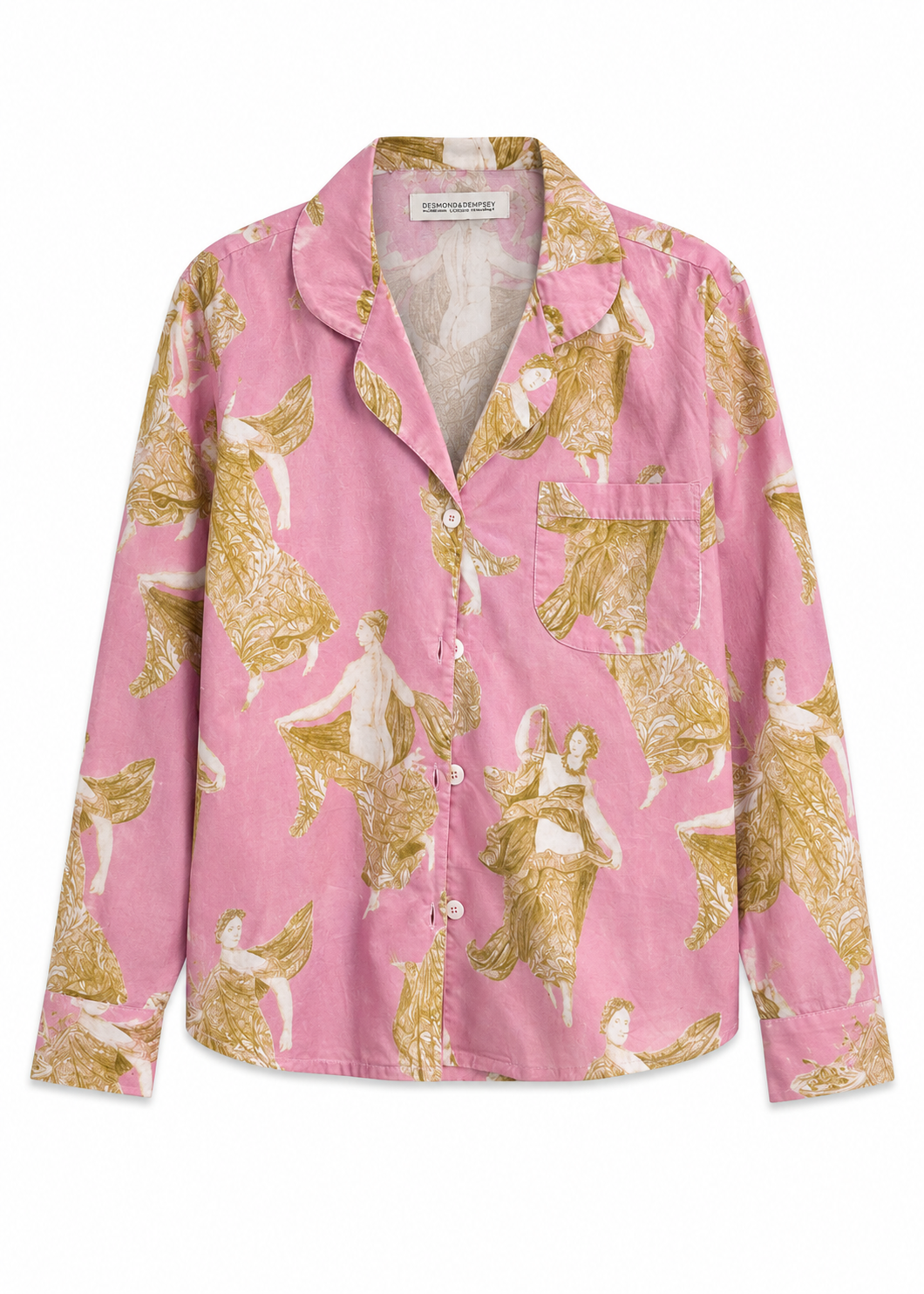 Desmond & Dempsey - Pyjama Shirt - Size S