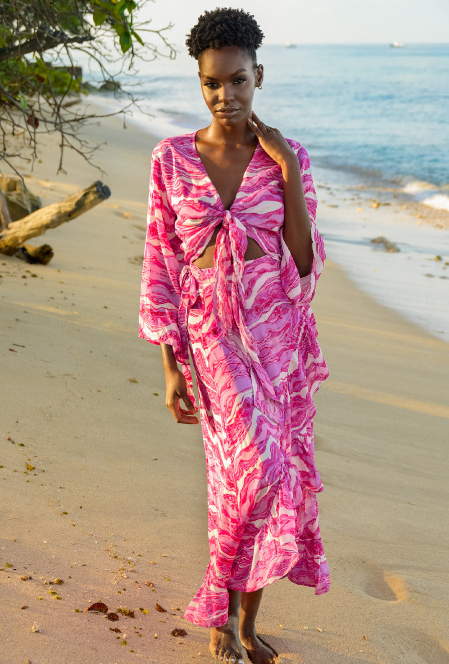 Pink Sands Wrap Skirt