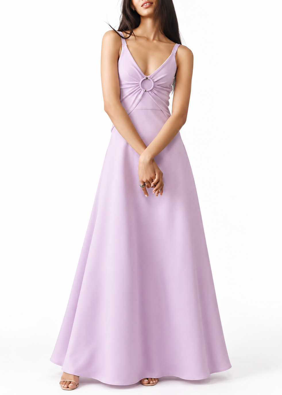 Elliatt CURAAE Rafaella Maxi Dress - Lilac Size S