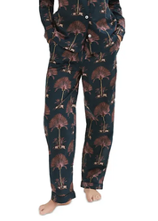 Desmond & Dempsey - RAVENALA Navy Pyjama Trousers - Size XS