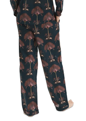 Desmond & Dempsey - RAVENALA Navy Pyjama Trousers - Size XS