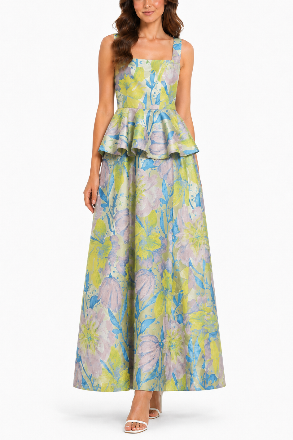 Elliatt Rhea Halterneck Gown - Floral Size S/UK8