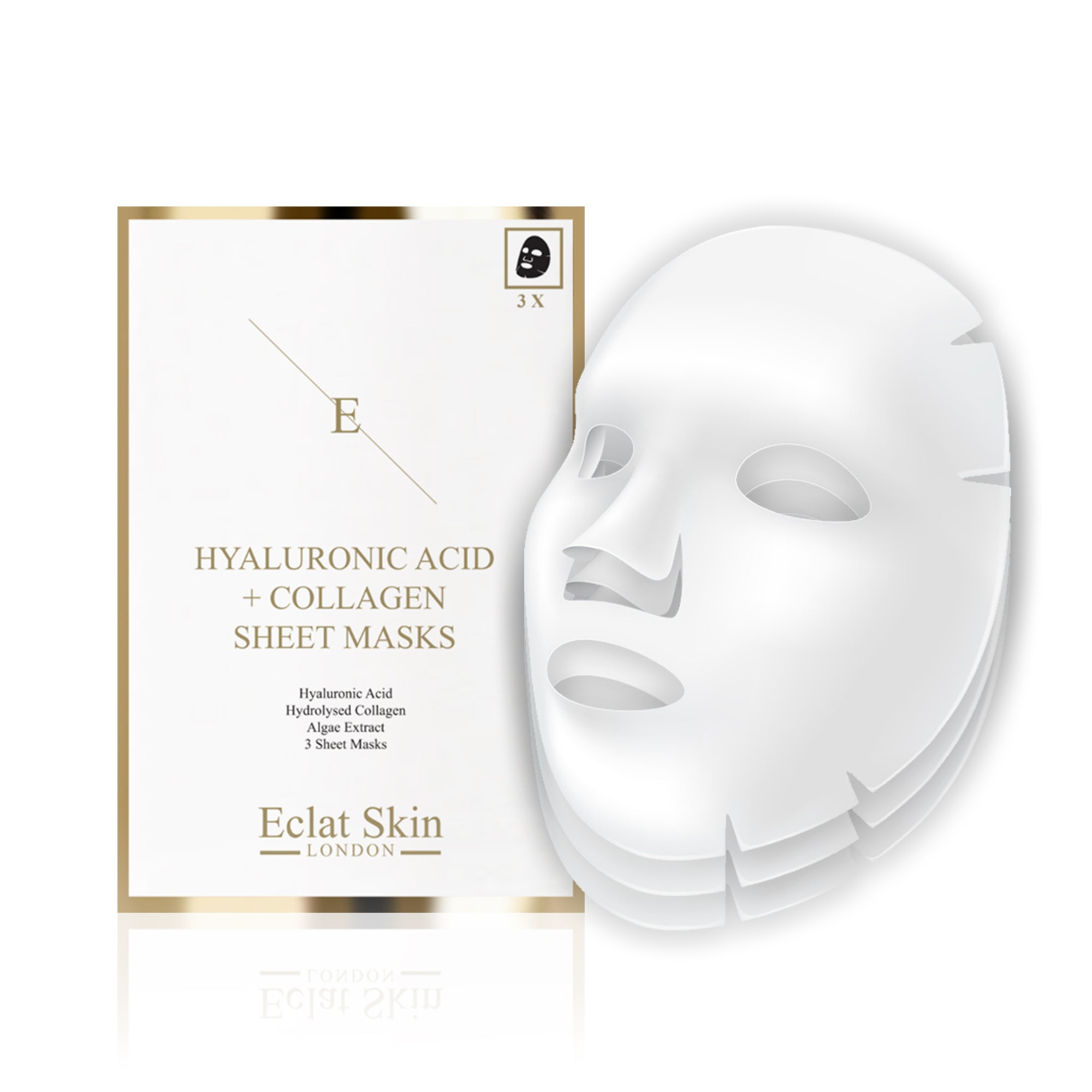 Hyaluronic Acid & Collagen Sheet masks