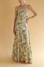 SIENNA Dress - Golden Flora