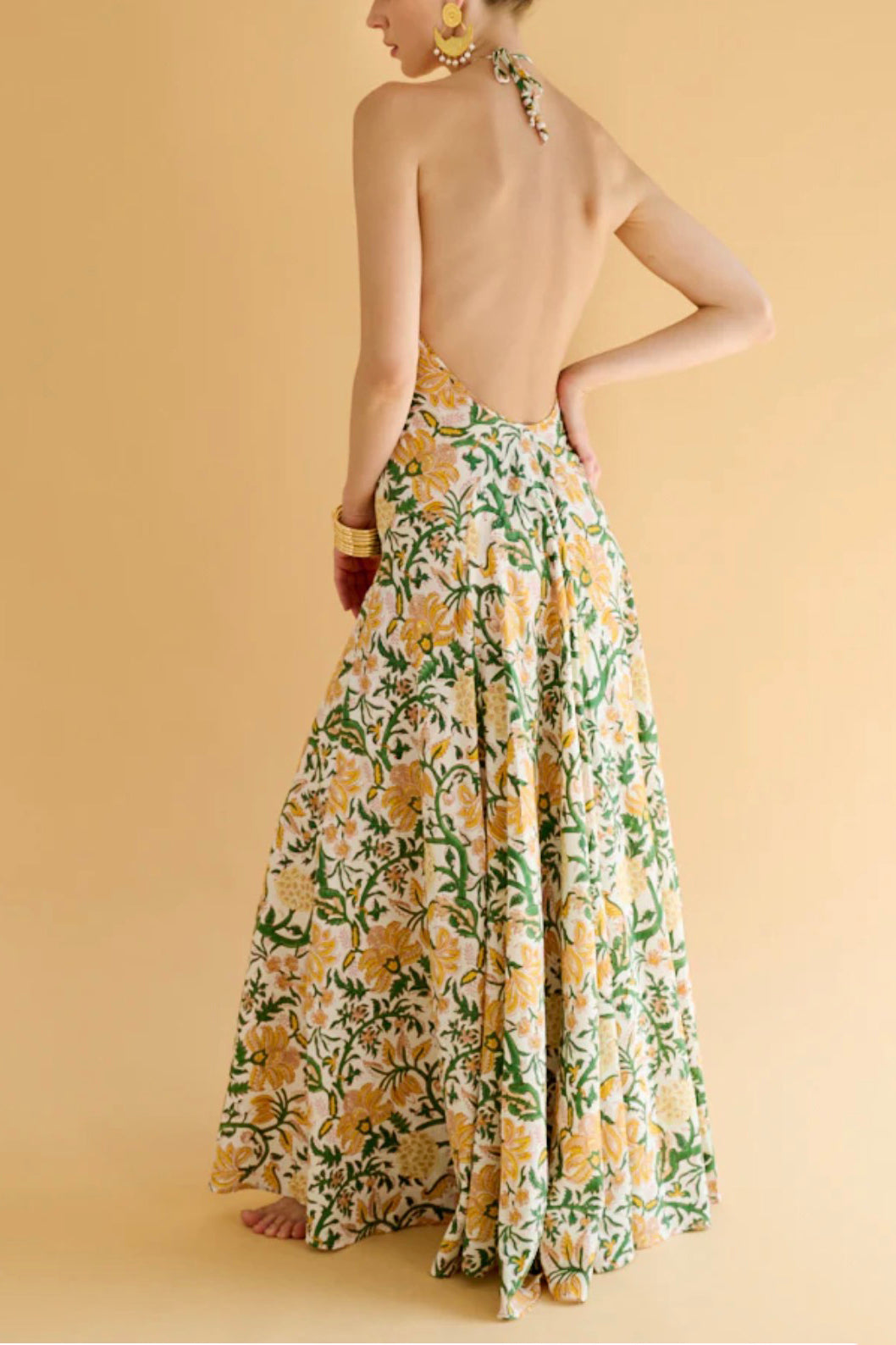 SIENNA Dress - Golden Flora