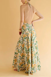 SIENNA Dress - Golden Flora