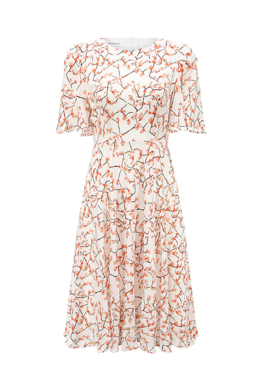 SKYLENCE - Plum Blossom Tea Dress