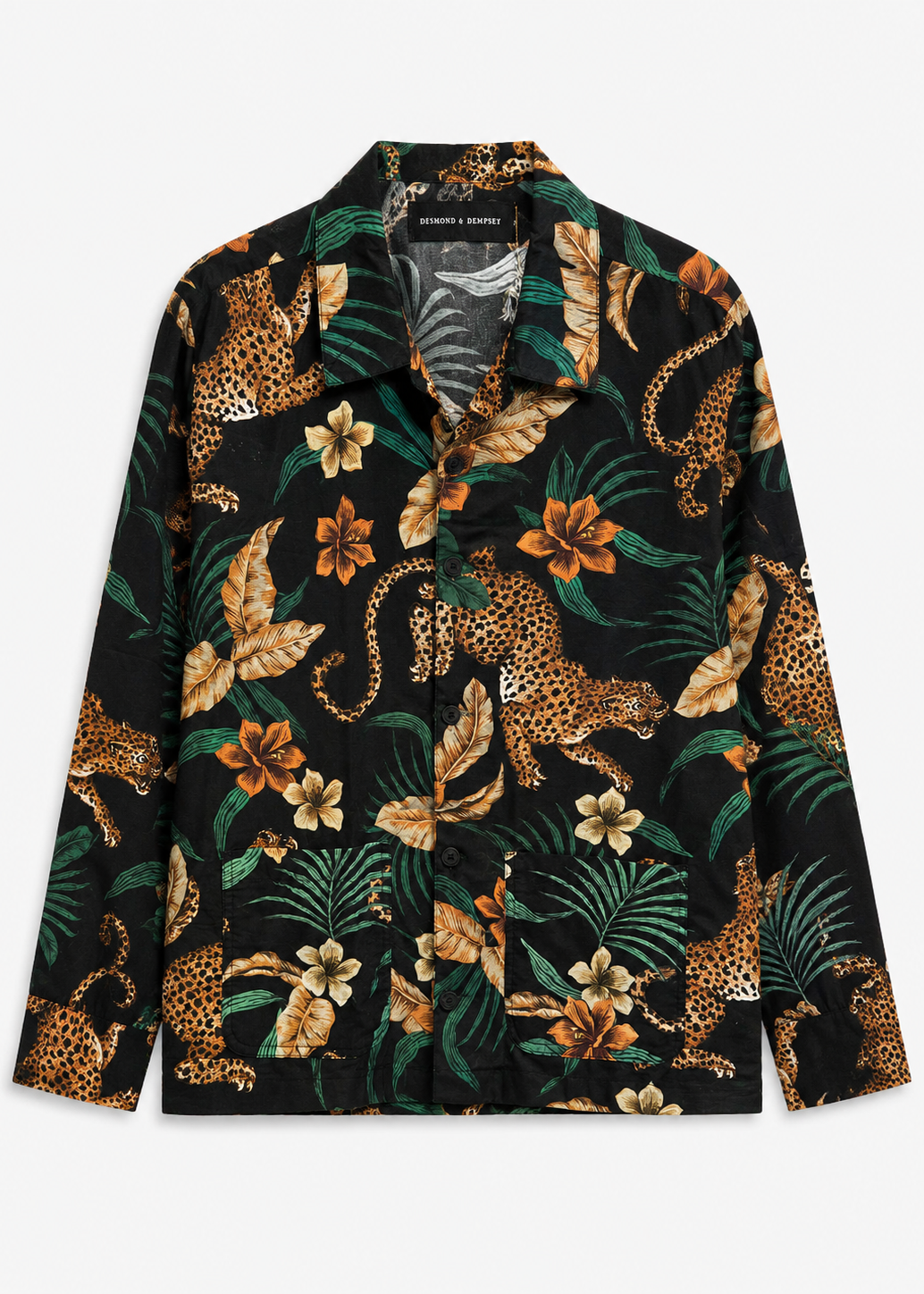 Desmond & Dempsey - SOLEIA Pyjama Shirt - Size M
