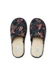 Desmond & Dempsey - SOLEIA LEOPARD Slippers - Size 36