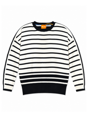 WISPR by BRODIE CASHMERE Scarlett Stripe Crew Jumper - Size M