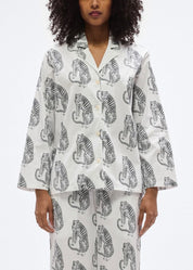 Desmond & Dempsey - TIGER Pyjama Shirt