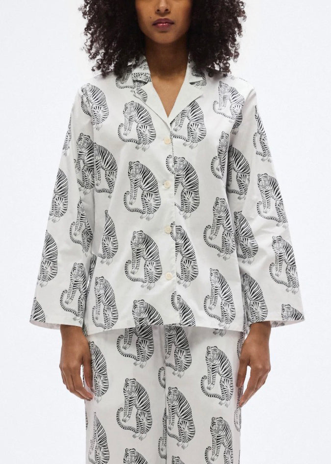 Desmond & Dempsey - TIGER Pyjama Shirt