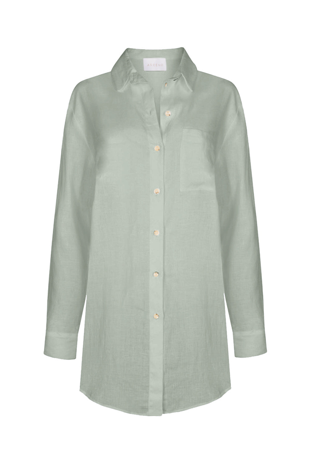 Formentera Shirt Verde Lightweight Cotton