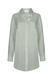 Formentera Shirt Verde Lightweight Cotton