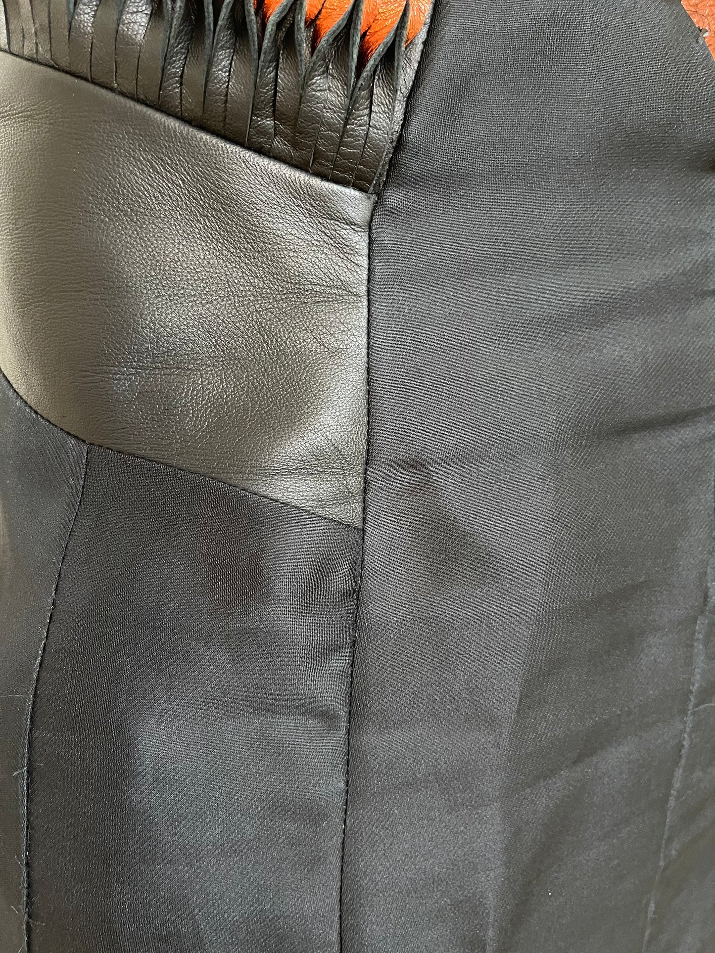 PRITCH London - Silk and Leather Dress - Size UK10 (US6)