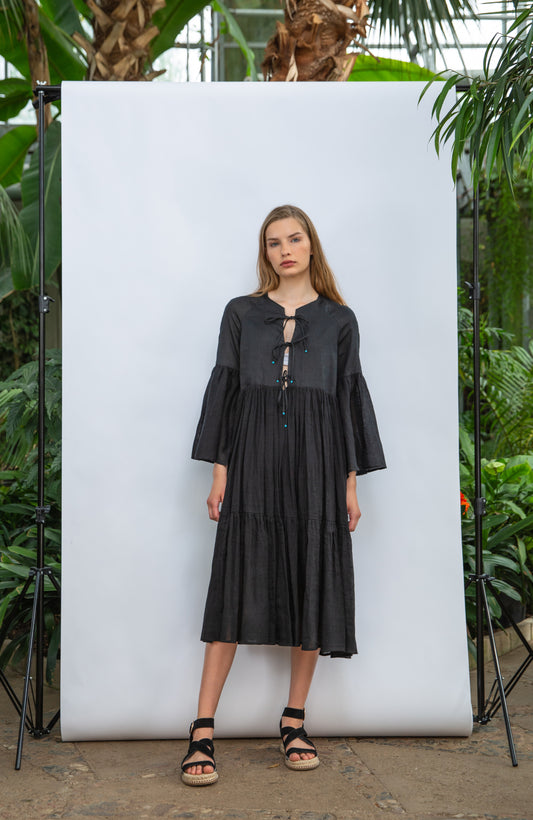 A Mere Co. - Saskia dress - Black - Size S