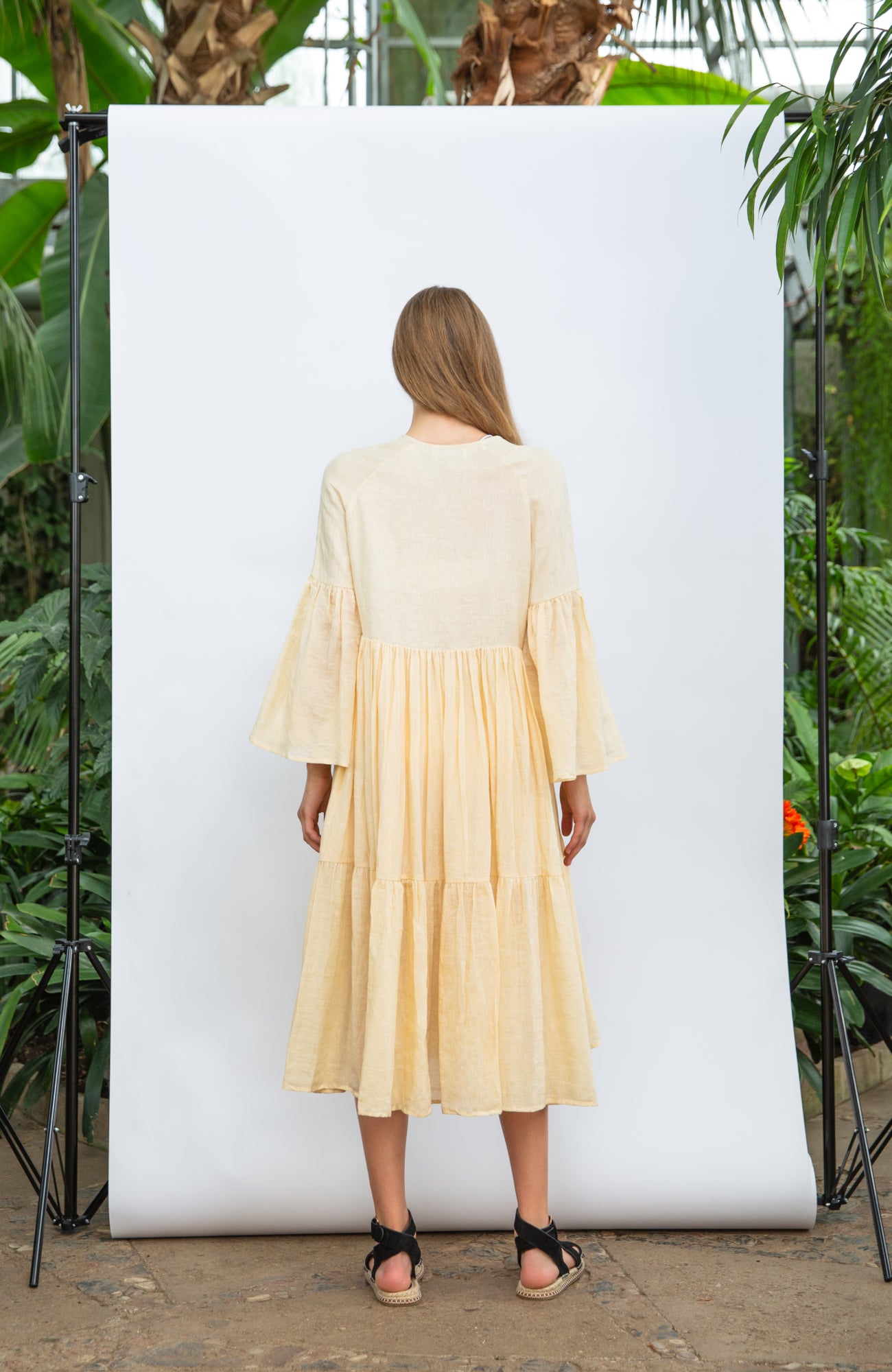 A Mere Co. - Saskia dress - Beige - Size S