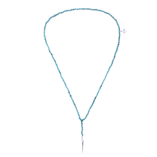 MeMe London Light Me Up Necklace - Turquoise with White Gold