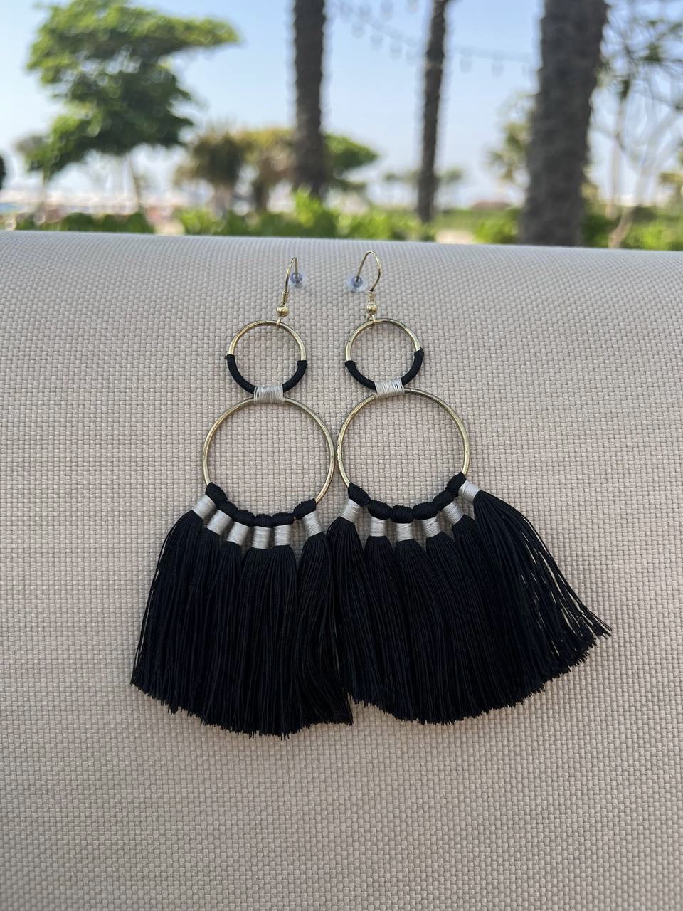 Atelier DXB - Handmade black earrings