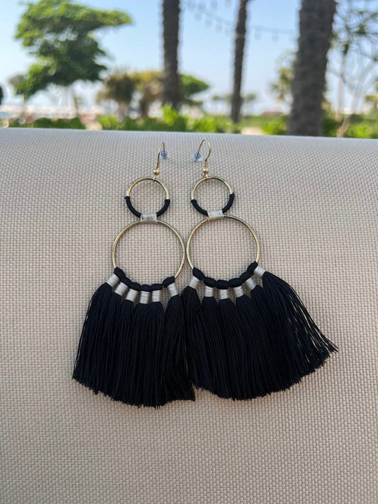 Atelier DXB - Handmade black earrings