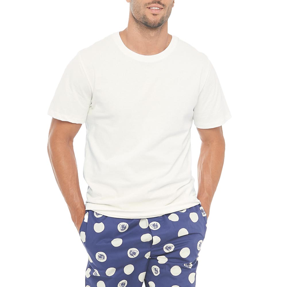 THE LAZY POET - MAX SHORT SLEEVE T SHIRT - WHITE